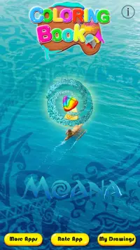 mona coloring the island princess Screen Shot 0