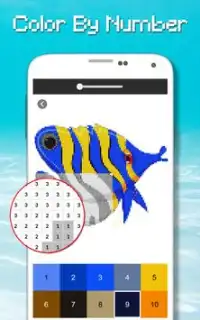 Fish Color By Number - Pixel Art Screen Shot 2