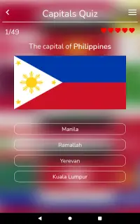 Free Asia Flags and Maps Quiz Screen Shot 9
