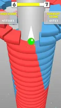 Endless Helix Jump stack bóng 3D:Miễn phí bóng Trò Screen Shot 3
