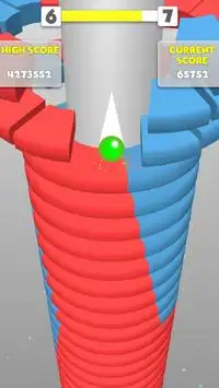 Endlose Helix Jump Stapel Ball 3D: Free Ballsport Screen Shot 3