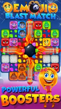 BLAST THE EMOJI: MATCH PUZZLE GAMES FREE Screen Shot 2