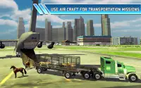 Zoo Animal Transport camion 3D Avion Transporteur Screen Shot 14