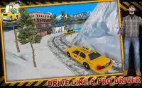 タクシー 運転 シミュレーション 雪 丘 ドライブ Screen Shot 4