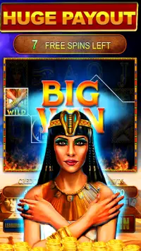 Slot Machine: Cleopatra Slots Screen Shot 2