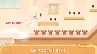 Cat Dash: Cute Cat Music Game Screen Shot 2