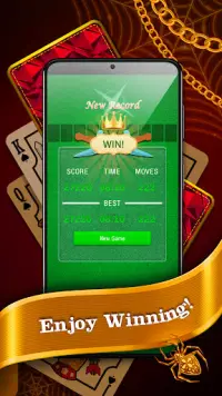 Spider Solitaire: Classic Game Screen Shot 4