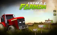 Animal Farming Tractor 3D Sim Screen Shot 5