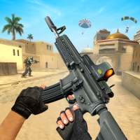 Jogo de arma tiro em equipe 3d