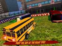 Free simulator bus parking driving - skill games Screen Shot 9