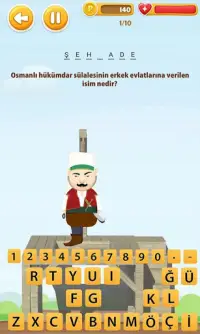 Osmanlı Eğitici Tarih Oyunu Screen Shot 1