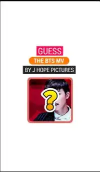 Guess The BTS's MV by J HOPE Pictures Quiz Game Screen Shot 0