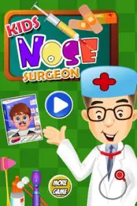 Nose Surgery Games for kids Screen Shot 0