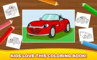 Cuốn sách màu với xe ô tô Screen Shot 5