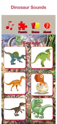 Dinosaur island games for kids free Screen Shot 1