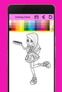 Coloringe Pages For Equestrian Girls Screen Shot 2