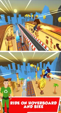 Bus and Subway Runner: Super Hero Edition Screen Shot 4