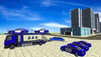米国 警察 リムジン 車 トランスポーター ゲーム Screen Shot 3