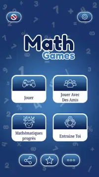 Jeux de mathématiques - addition, multiplication Screen Shot 0