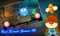 Best Escape Games 05- Blue Monster Screen Shot 0
