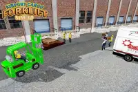 3D Bandara Cargo Forklift Sim Screen Shot 3