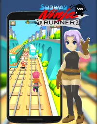 Subway Ninja Runner Go! Screen Shot 7