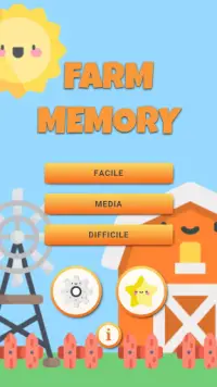 Farm Memory - Juego de memoria para niños Screen Shot 0