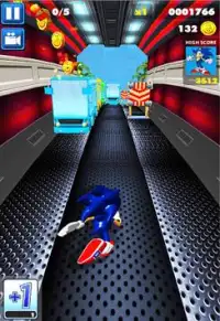 Subway sonic super rush adventure 3D for 2018 Screen Shot 3