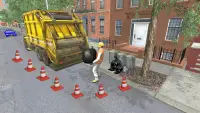 Dump Truck Driver 2021: Garbage Truck Simulator Screen Shot 2