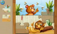 Zoo Animal Puzzle Games for Kids ❤️🐯🐘🧩 Screen Shot 0