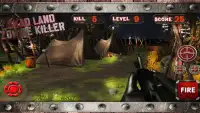 Tot Land Zombie-Mörder Screen Shot 5