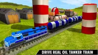 Oil Tanker Train Drive - Train Transport 2018 Screen Shot 3