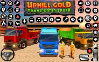 Uphill Gold Truck Simulator 3D Screen Shot 1