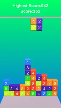 Tetris 2048 | Classic Tetris e 2048 Merge Game Screen Shot 4