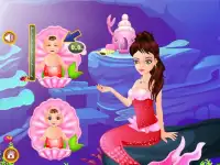 Cô gái trò chơi Mermaid bé Screen Shot 5
