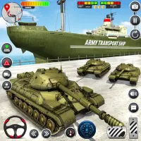 Army Transport Tank Ship Games Screen Shot 0