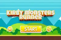 Kirby monsters runner Screen Shot 0