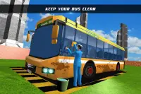Lái xe buýt trường học: trẻ em vui vẻ Screen Shot 12