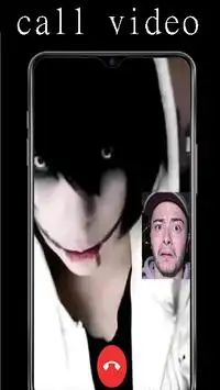 Fake Chat And Video Call with Scary Jeff The Kille Screen Shot 2