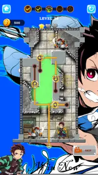 Hero Tanjiro Wars Screen Shot 1