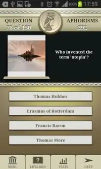 Genius Philosophy Quiz Lite Screen Shot 3