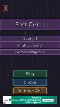 Fast Circle Screen Shot 3