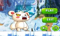 angry bear run snow Screen Shot 0