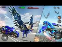 Real Robot Transforming Game: Flying Robot Bike Screen Shot 14