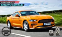Mustang Car Simulator 3D Game Screen Shot 0