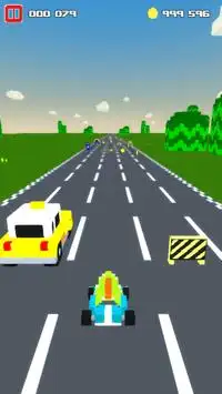 Kart Road Crossy Dash Screen Shot 0