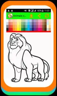 animais para colorir-gato para colorir Screen Shot 13
