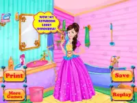 Baño juegos princesa de lavado Screen Shot 6