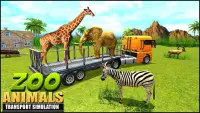 حديقة حيوان Animals transport محاكاة العاب حرب Screen Shot 4