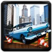 Classic Cars Parking Stunt Driving Simulator Game